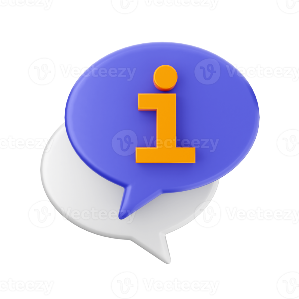 3d chat chatting icon png