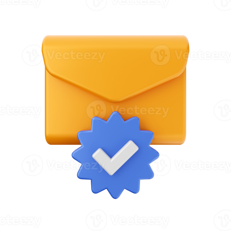 3d courrier email message enveloppe png