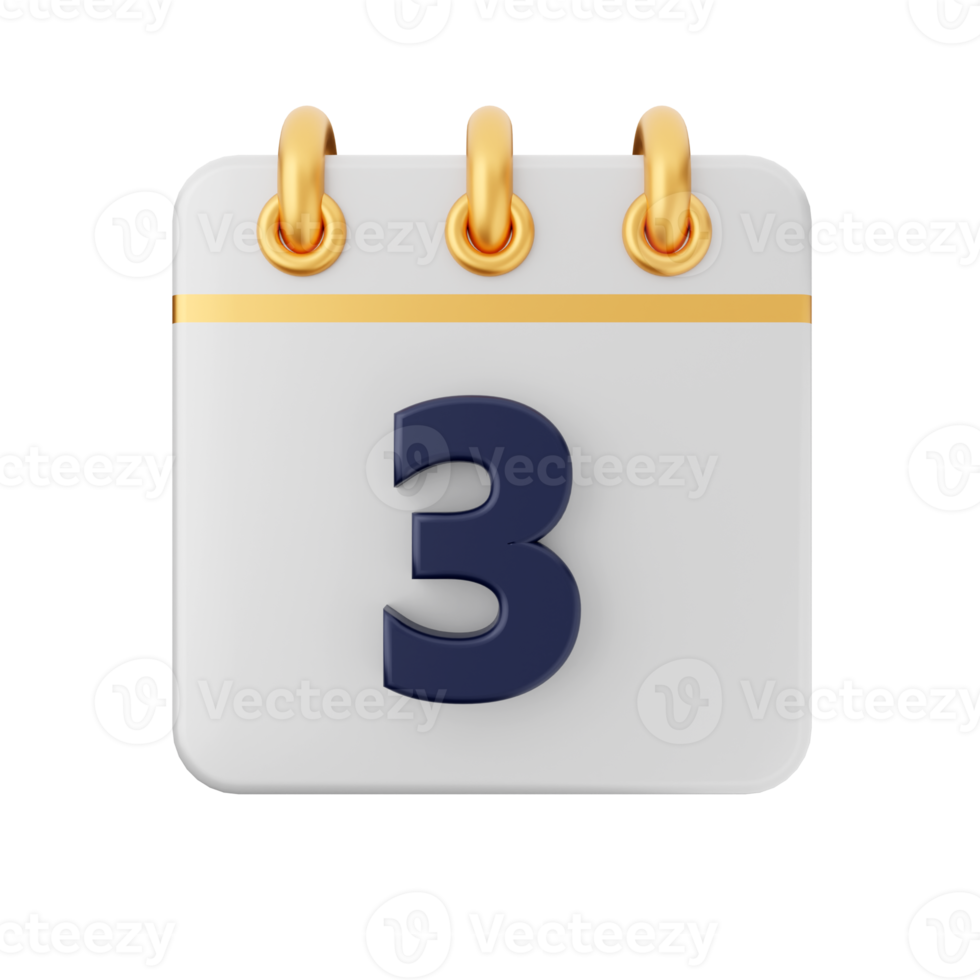 3d Kalender Symbol Illustration machen png