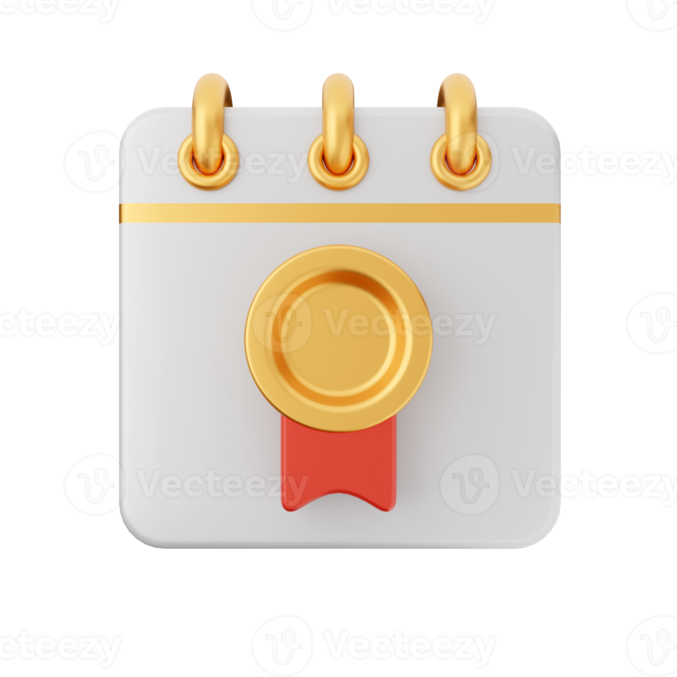 3d calendar icon illustration png