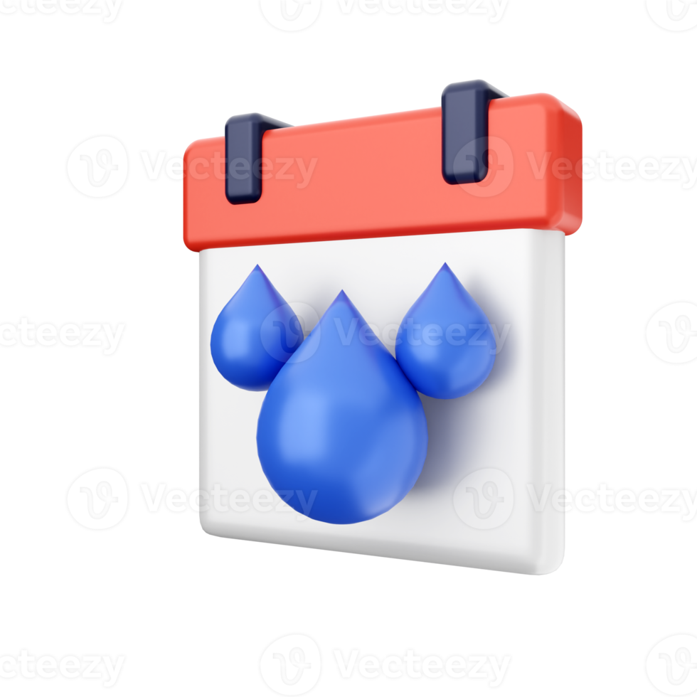 3d calendar icon illustration png