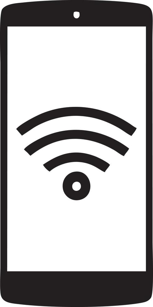 Signal communication information connection wireless icon symbol vector image, illustration of the network wifi in black image. EPS 10