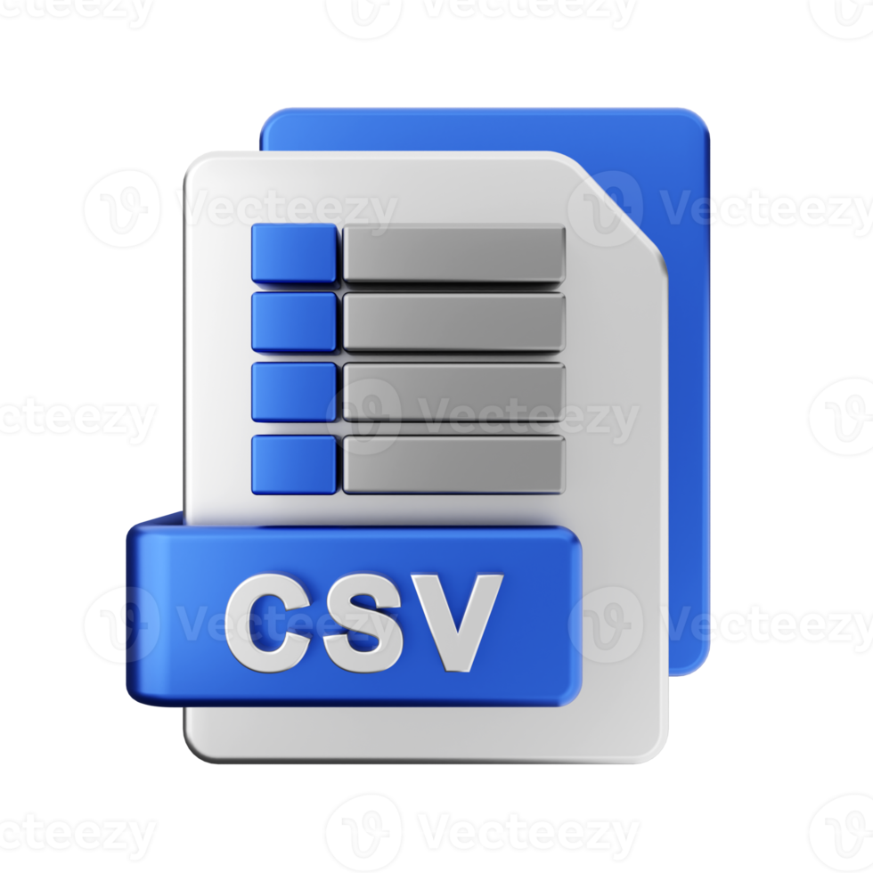 3d scv file icon illustration png