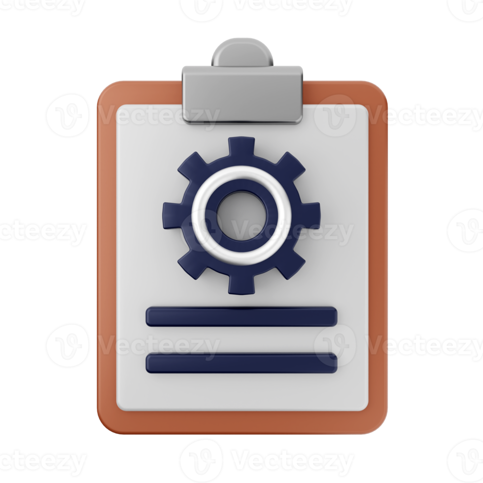 3d file report icon illustration png