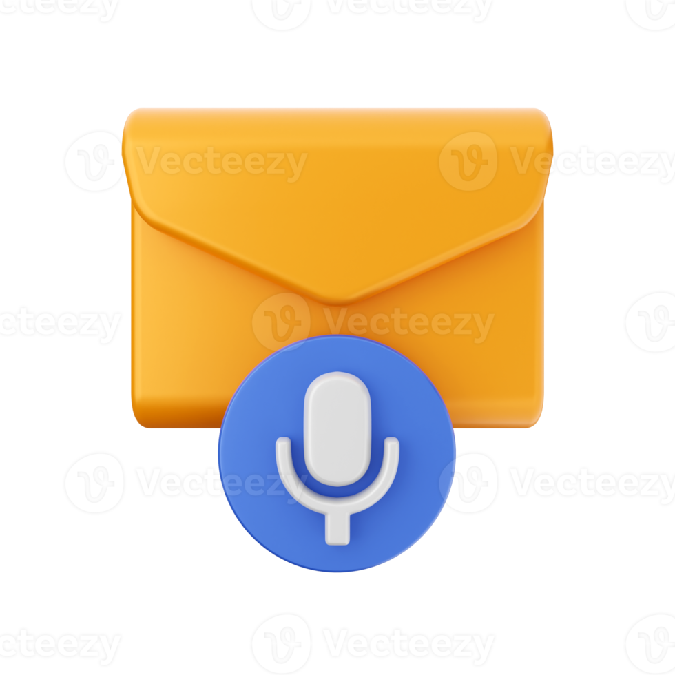 3d mail email message envelope png