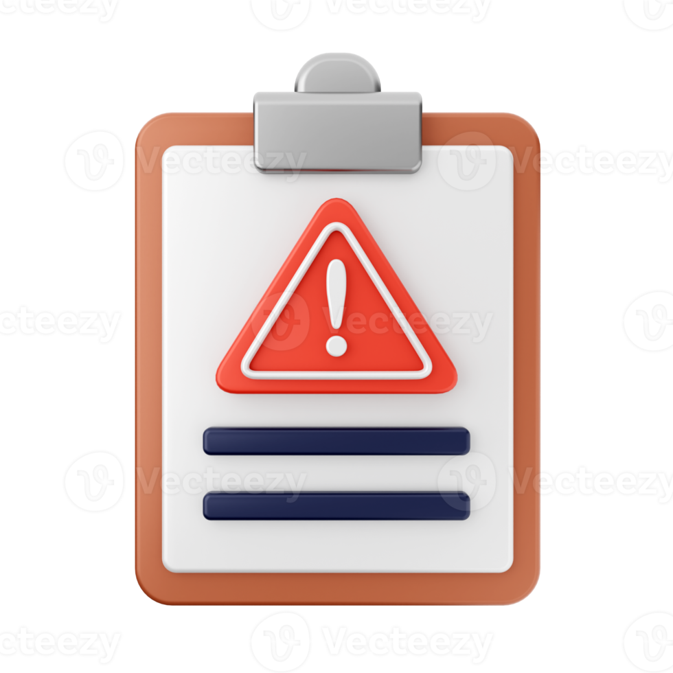 3d file report icon illustration png