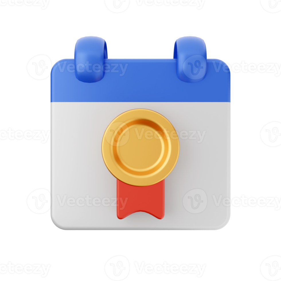 3d calendar date day schedule event icon illustration png