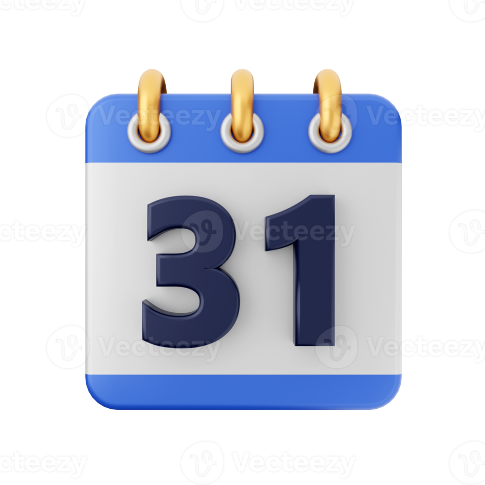 3d calendario icono ilustración png