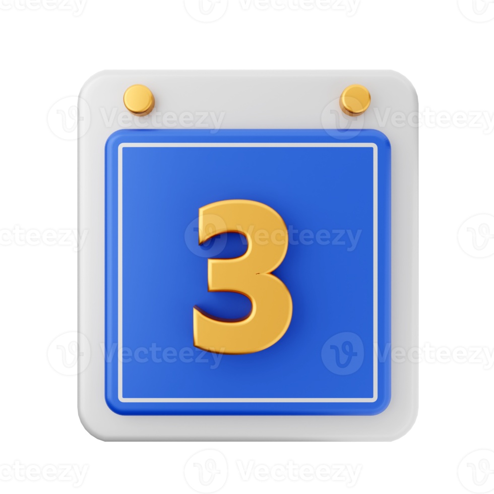 3d Kalender Symbol Illustration machen png