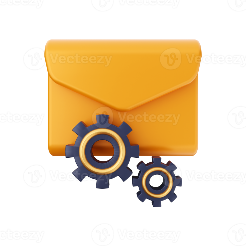 3d mail email message envelope png