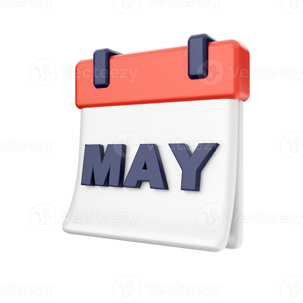 3d calendar icon illustration png