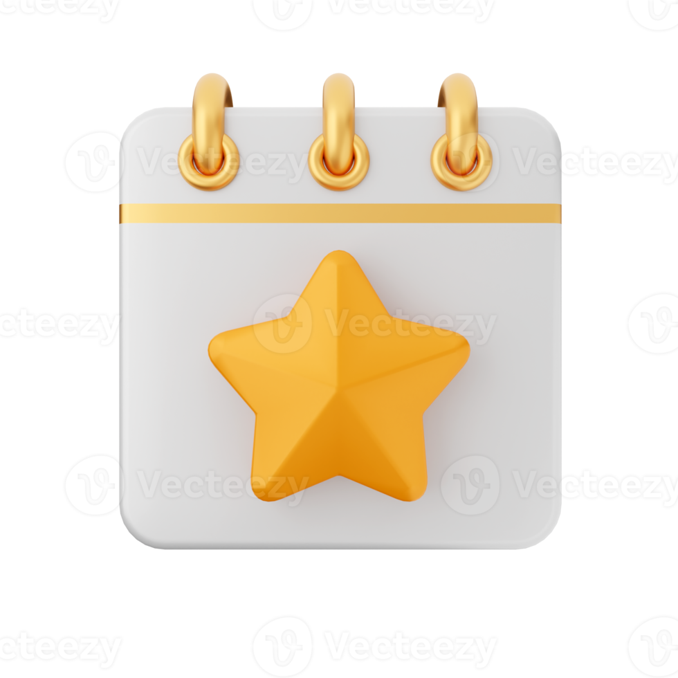3d calendar icon illustration png