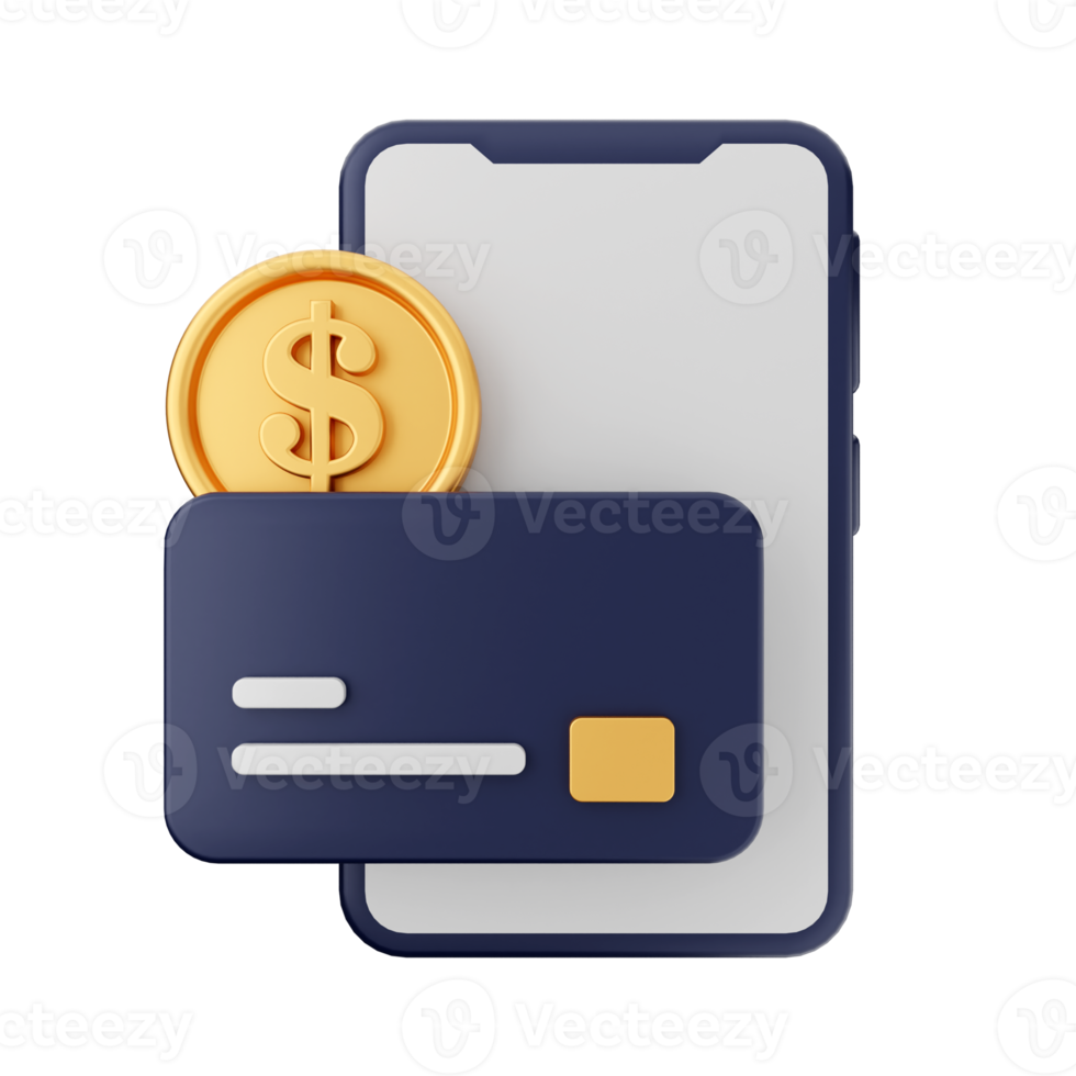 3d payment money dollar credit card png