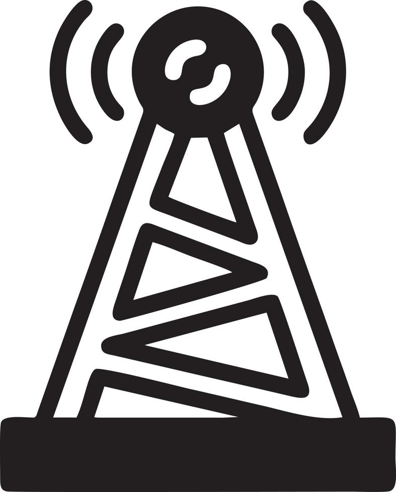 señal comunicación información conexión inalámbrico icono símbolo vector imagen, ilustración de el red Wifi en negro imagen. eps 10