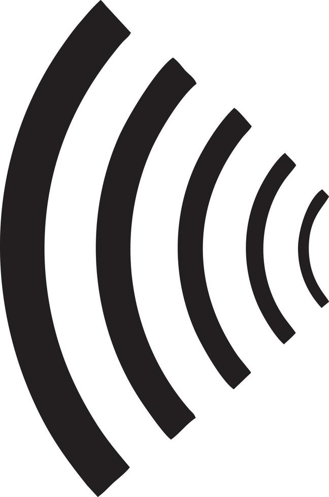 Signal communication information connection wireless icon symbol vector image, illustration of the network wifi in black image. EPS 10