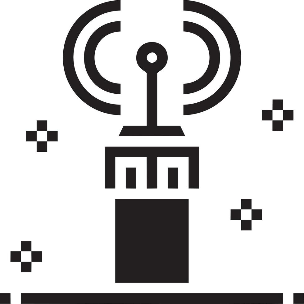 Signal communication information connection wireless icon symbol vector image, illustration of the network wifi in black image. EPS 10