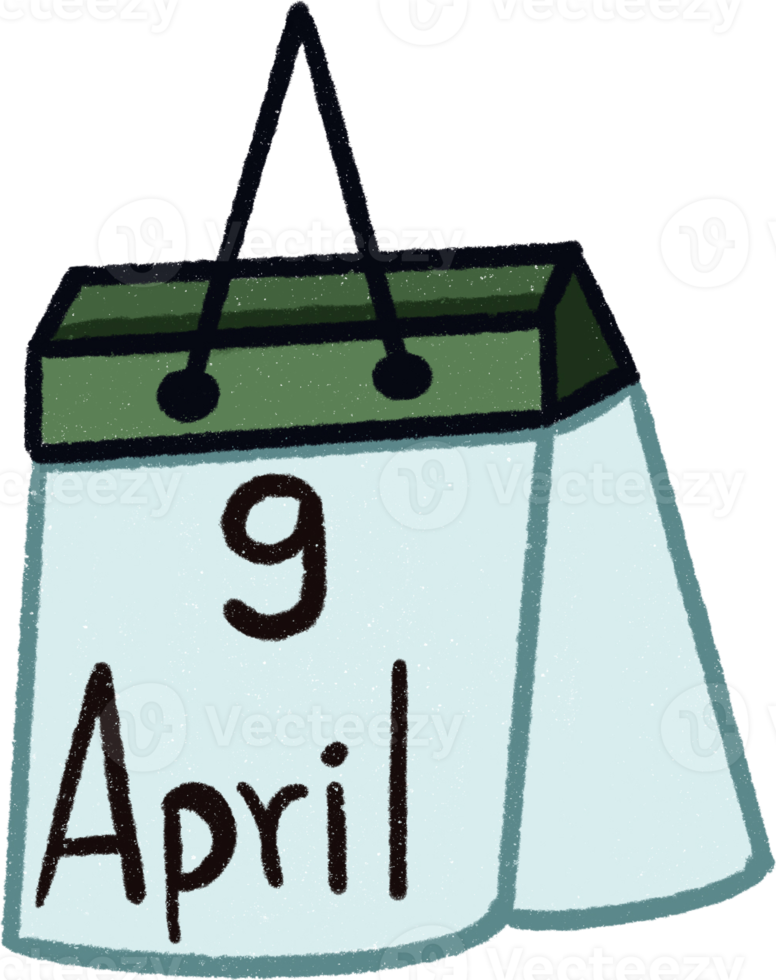 kalender illustration isolerat png