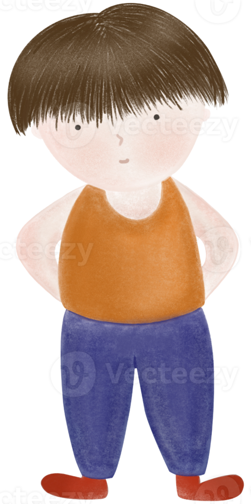 Junge Illustration isoliert png