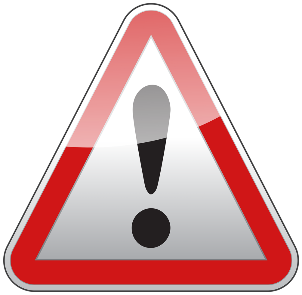 Triangle Warning Sign png