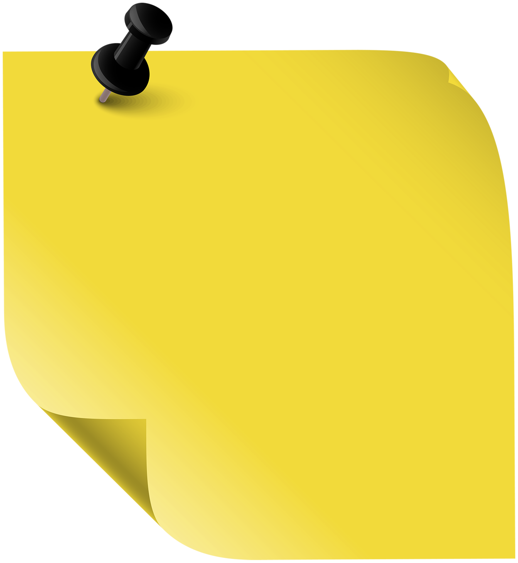 yellow post it png