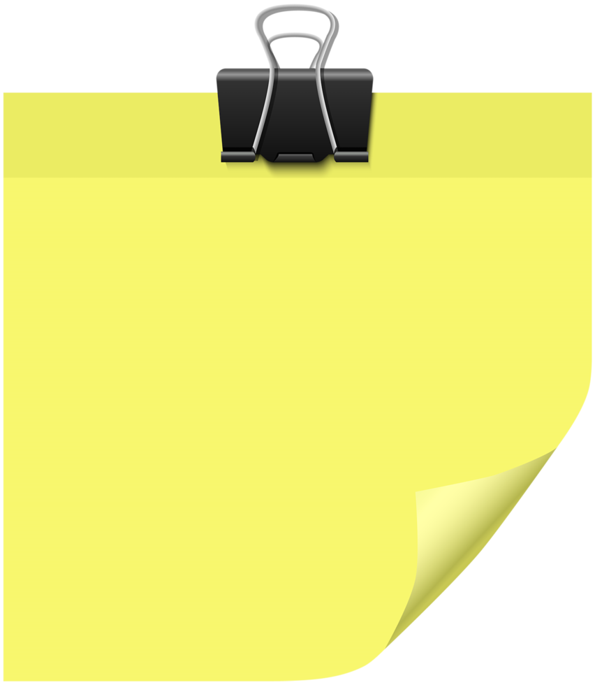 Sticky Note Yellow png