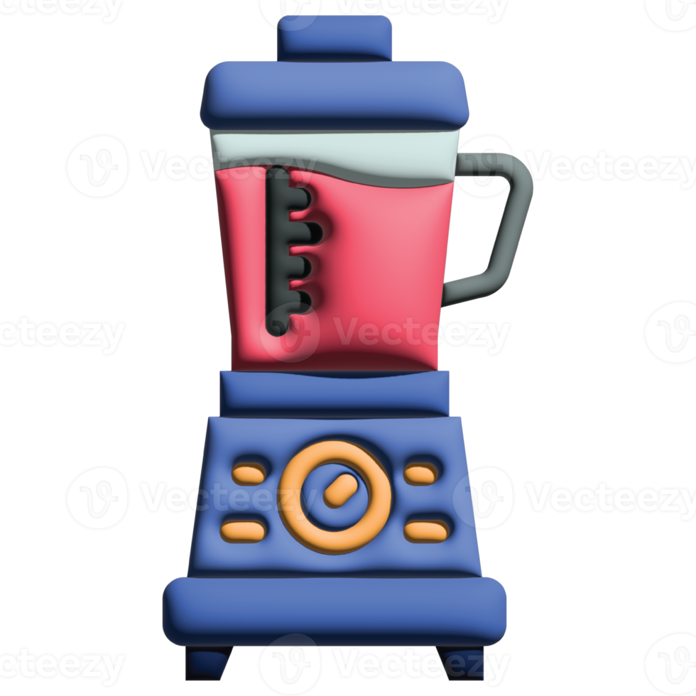 Free 3D illustration blender in kitchen set 22354119 PNG with