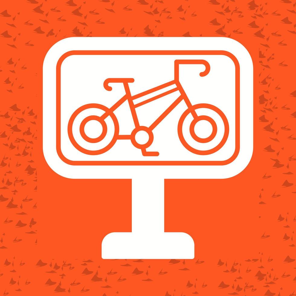 Bike Lane Vector Icon