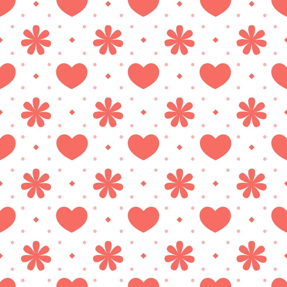 Happy Mother Day Seamless Pattern Design in Element Decoration Template Hand Drawn Cartoon Flat Illustration vector