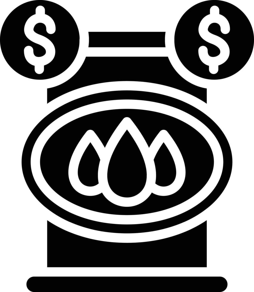 Oil Purchase Vector Icon Style