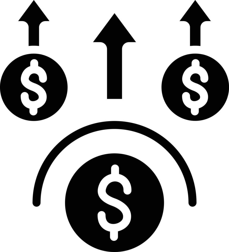 Money Benefit Vector Icon Style