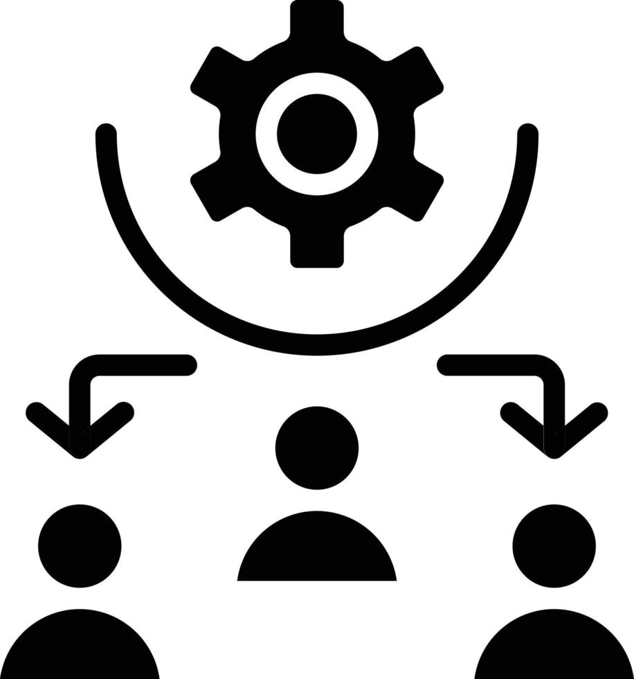 Delegate Vector Icon Style