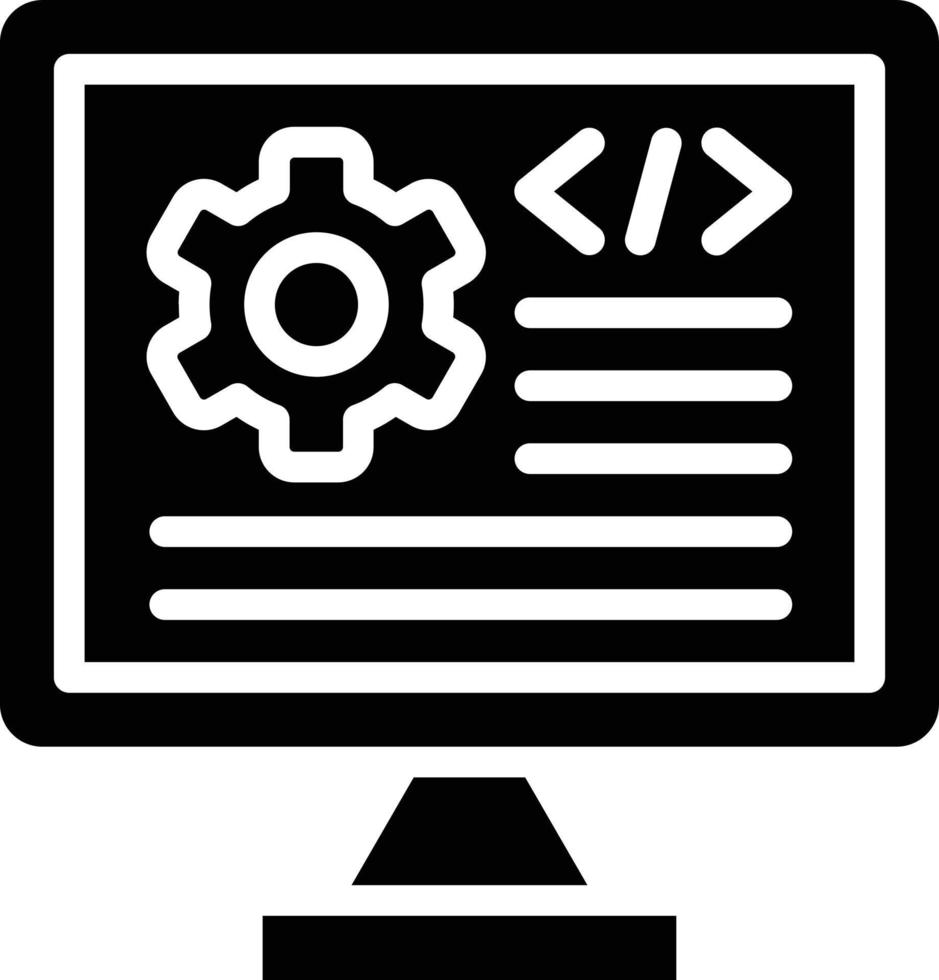 desarrollo vector icono estilo