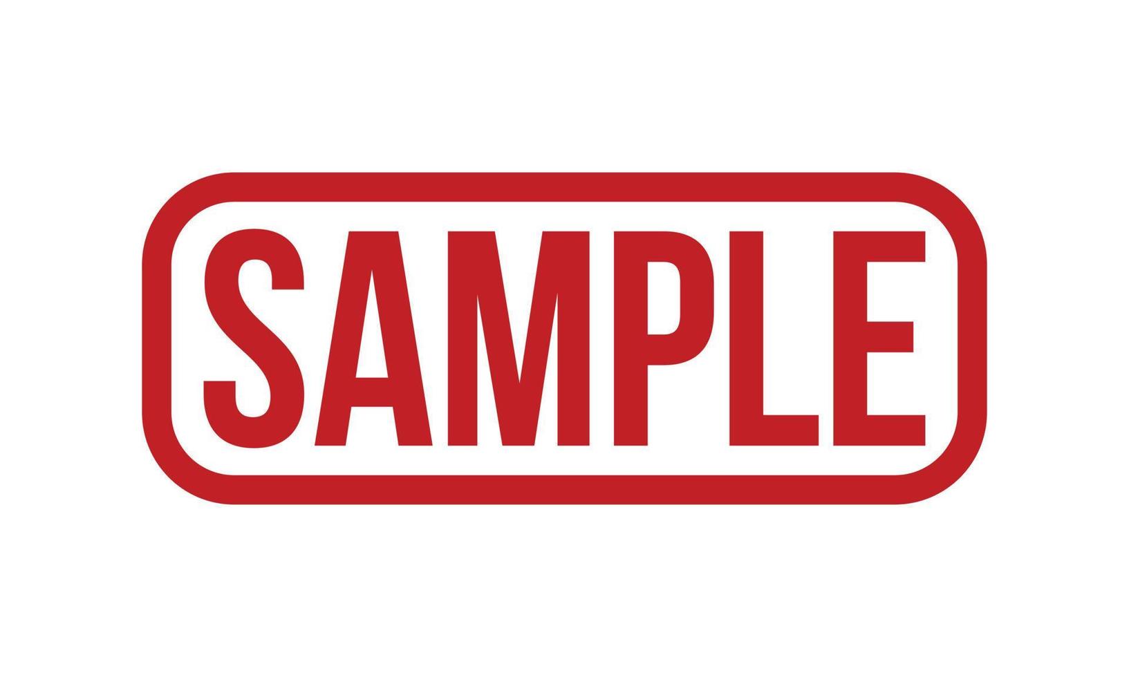 Sample Rubber Grunge Stamp Seal Vector Illustration