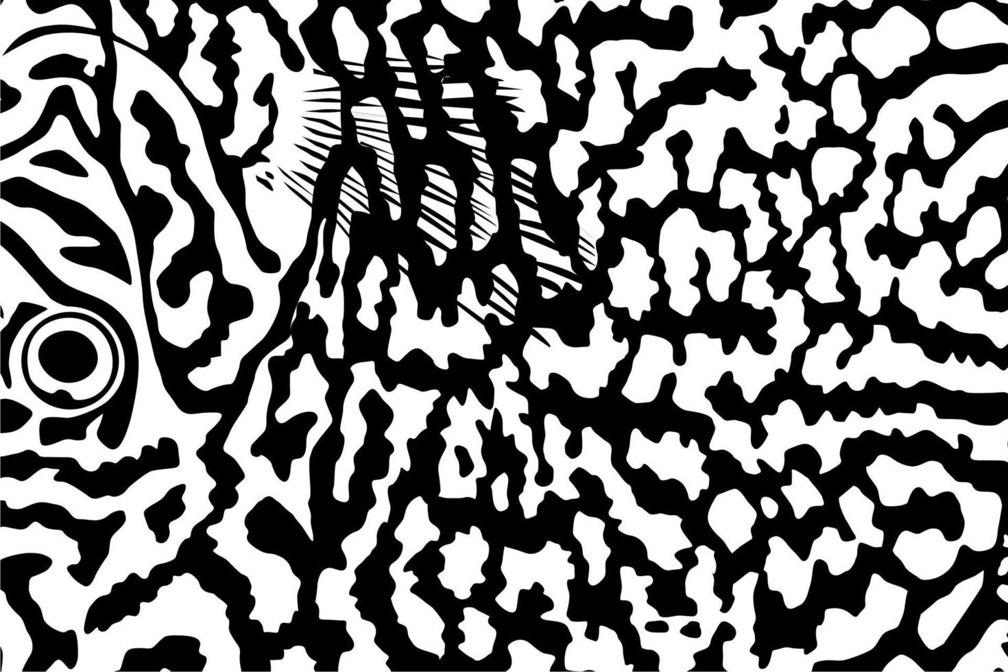 Artistic Motifs Pattern Inspired by Symphysodon or Discus Fish, for decoration, ornate, background, website, wallpaper, fashion, interior, cover, animal print, or graphic design element vector