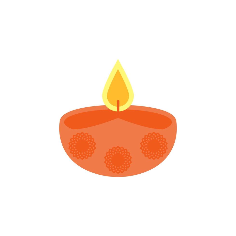 icono de vector de lámpara diwali