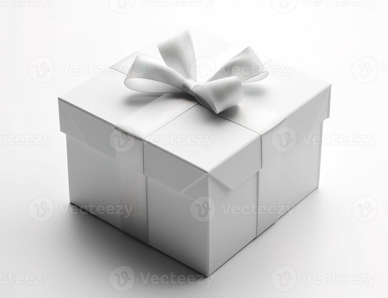 Gift box 3d rendering illustration photo