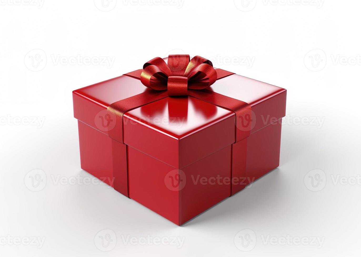 Gift box 3d rendering illustration photo