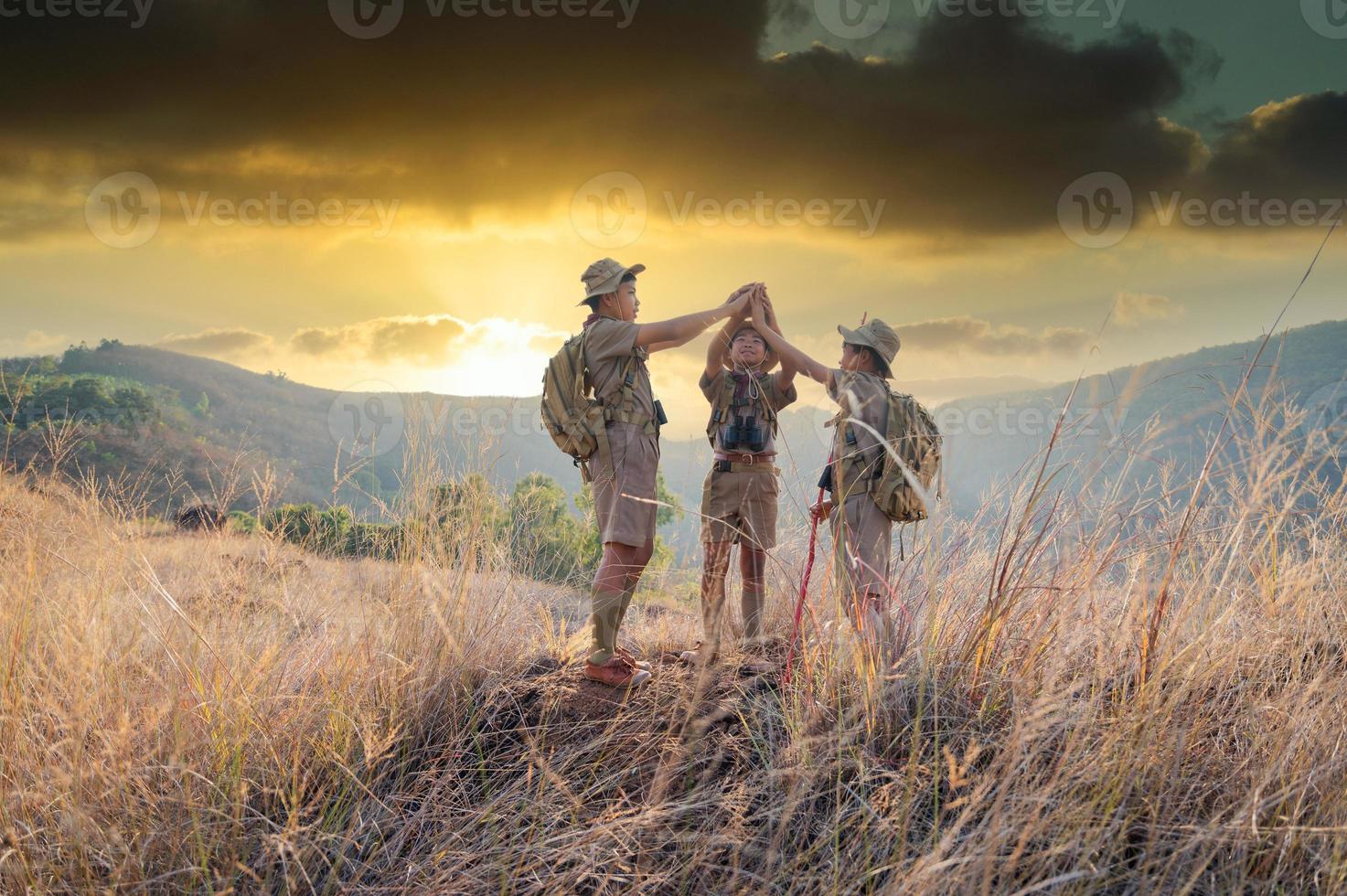 a Scout Reserve Team at Jungle Camp, Boy Scout America photo