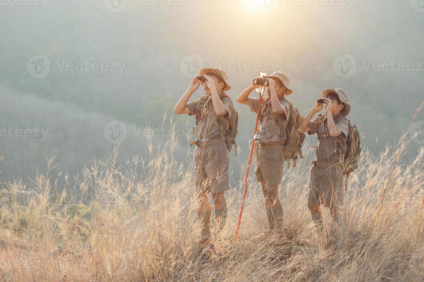 a Scout Reserve Team at Jungle Camp, Boy Scout America photo