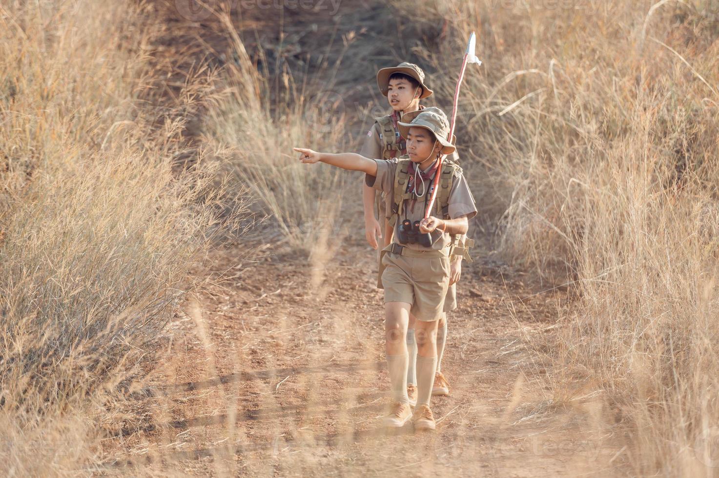 a Scout Reserve Team at Jungle Camp, Boy Scout America photo