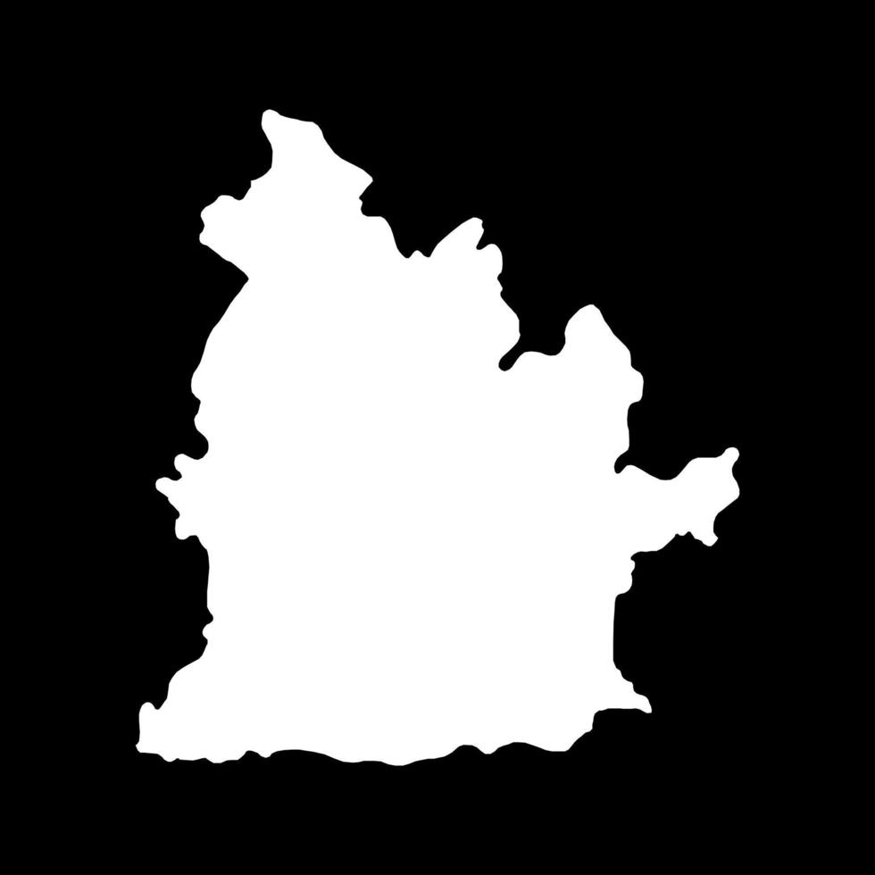 Nitra map, region of Slovakia. Vector illustration.