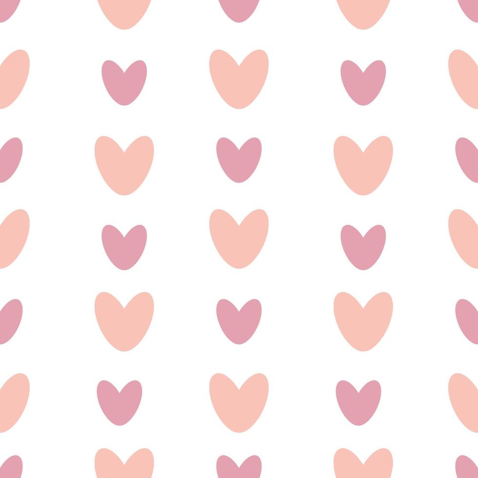 seamless pattern with hearts. vector