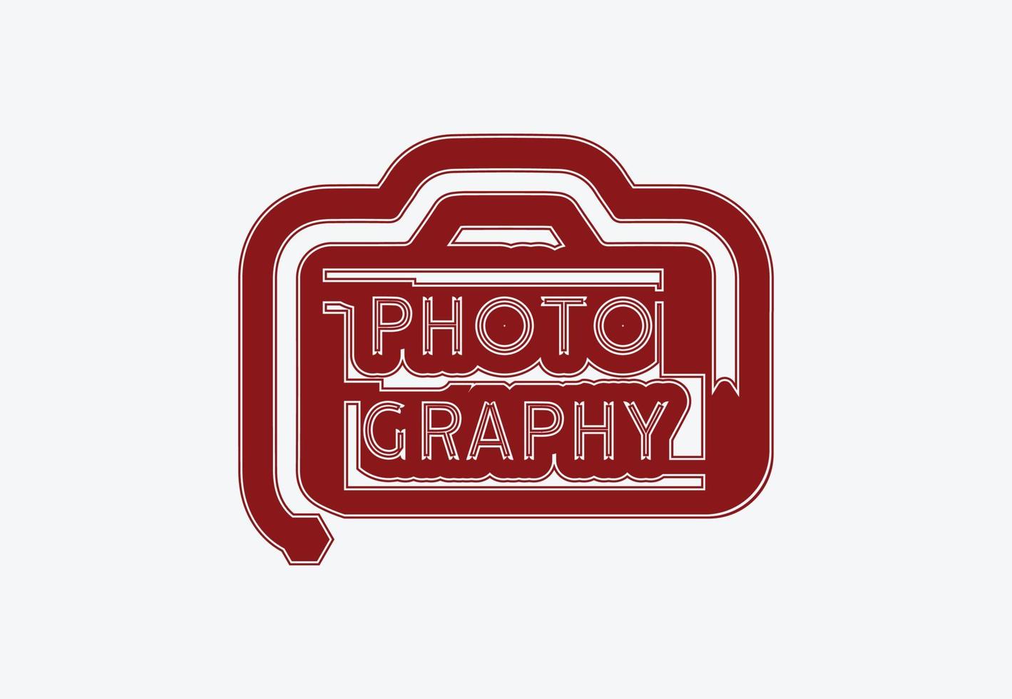 fotografía nuevo logo y icono diseño modelo vector