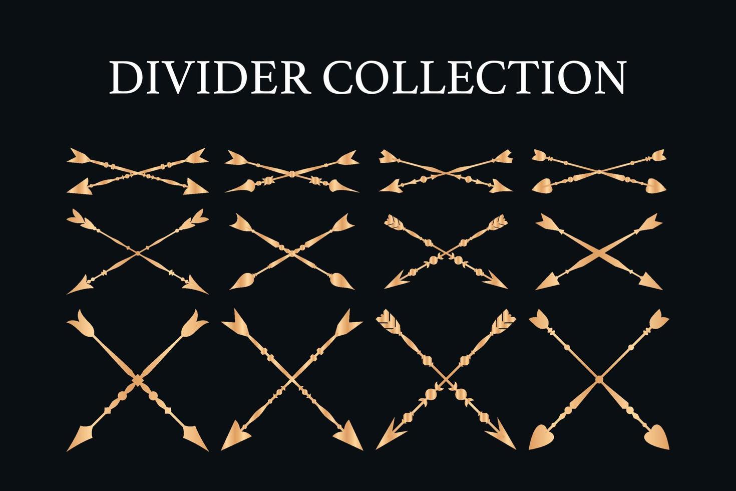 ornamento divisor colección vector
