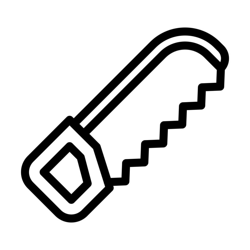 Bow Saw Icon Design vector