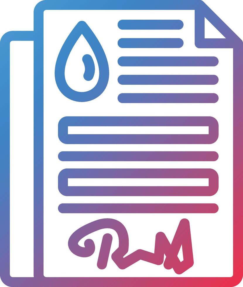 3989 - Oil Contract.eps vector