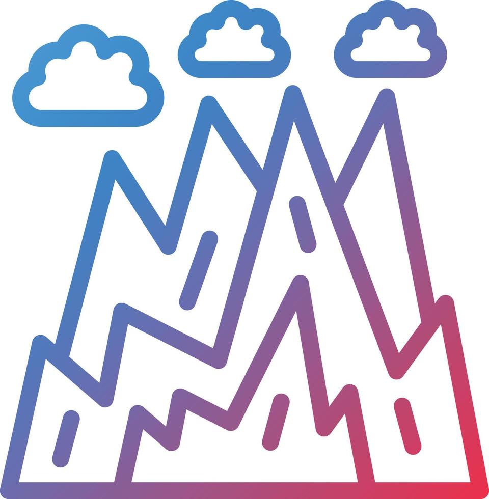 3849 - Rocky Mountains.eps vector