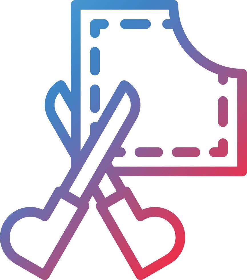 3486 - Cutting Clothes.eps vector