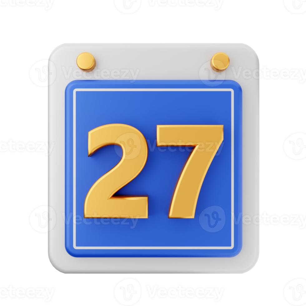 3d calendário ícone ilustração render png
