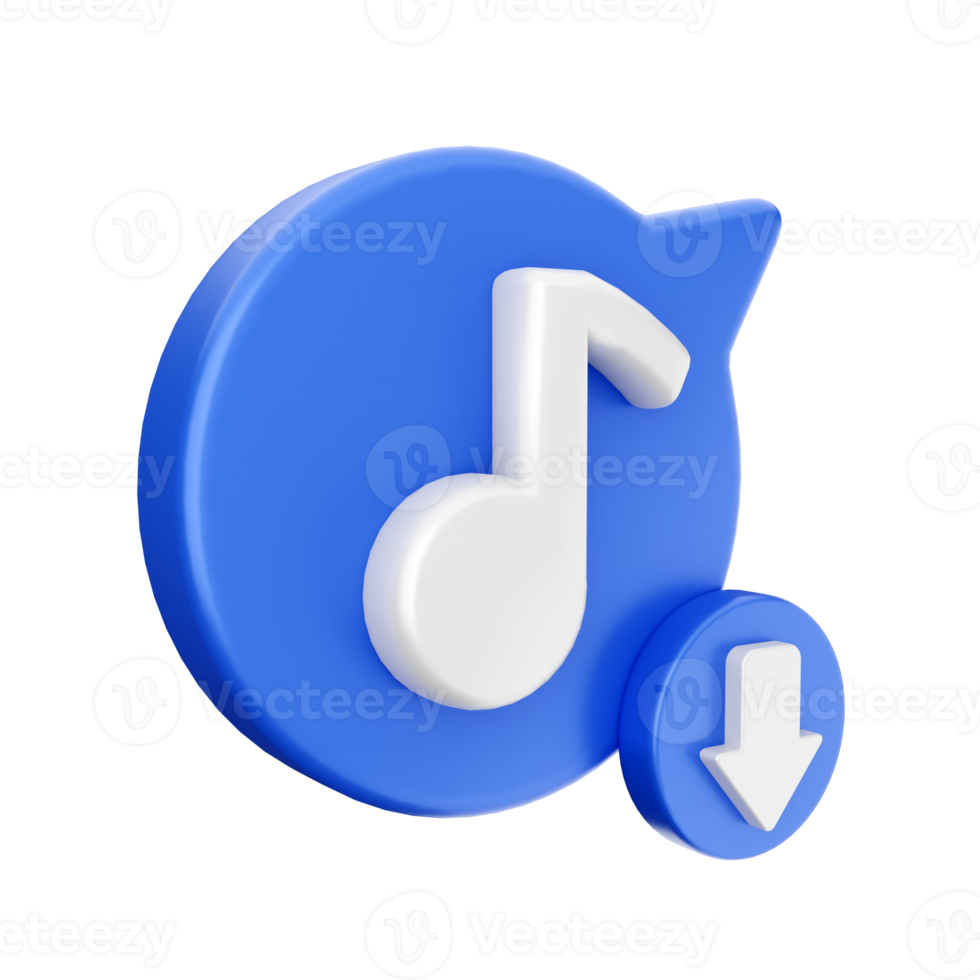 3d download icon illustration png